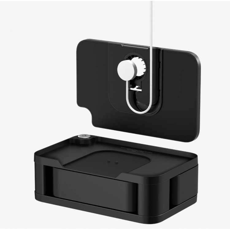 Spigen SGP Επιτραπέζια βάση Organizer για Apple Watch Band S340 με λειτουργία φόρτισης, 90° σύστημα περιστροφής & αποθηκευτικούς χώρους - ΜΑΥΡΟ - AMP07602